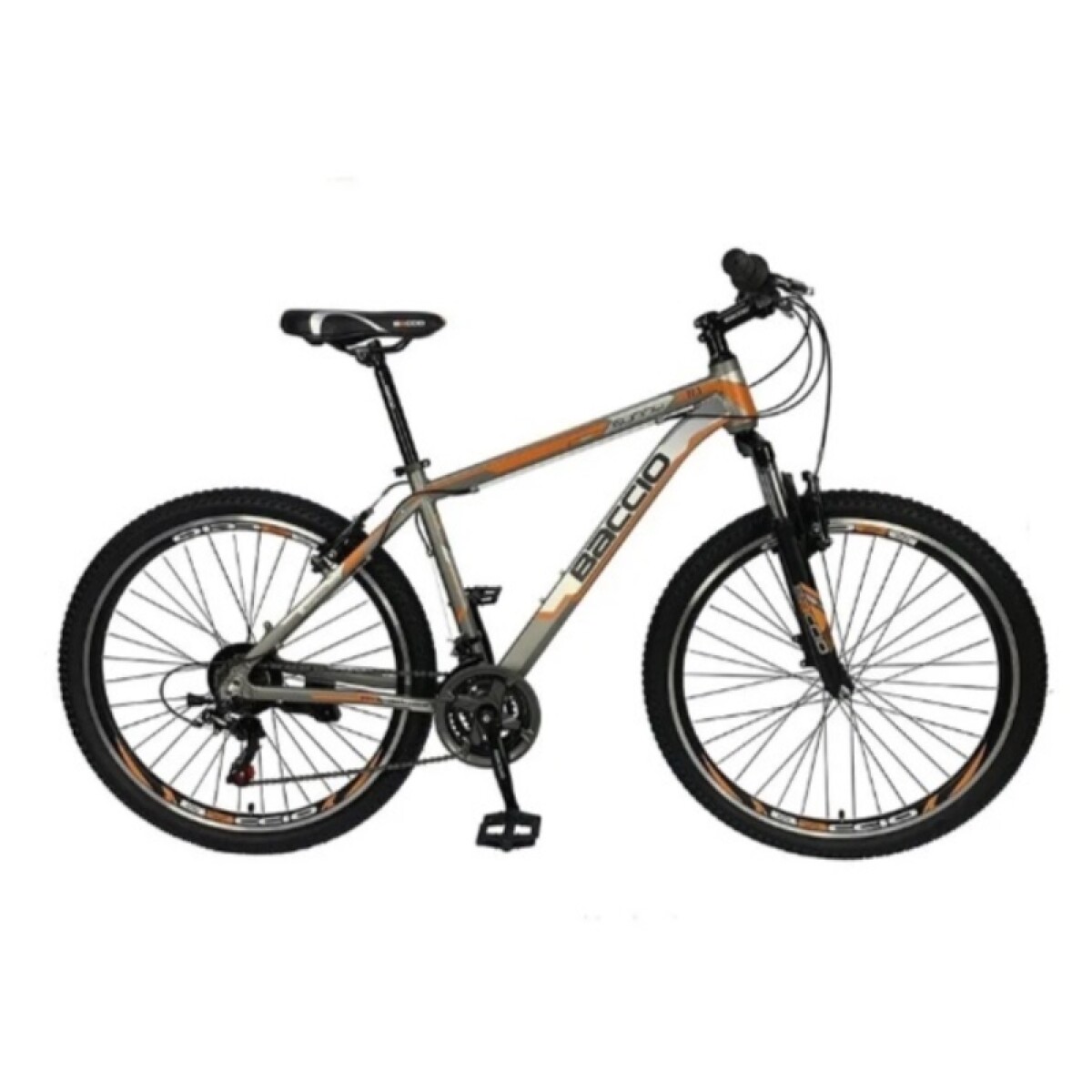 Bicicleta Baccio R.27.5 Hombre Mtb Sunny Aluminio - Gris/naranja 