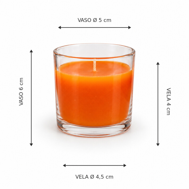 VELA AROMATICA EN CAJA Naranja