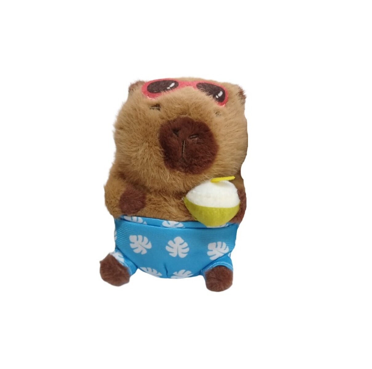 Peluche capibara con ropa - verde 