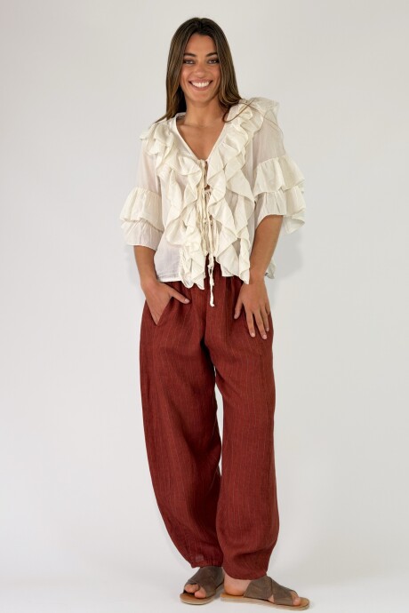 PANTALON NIKKI Terracota