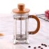 Cafetera Francesa Prensa Émbolo Piston Bambú 600Ml 6 Tazas Cafetera Francesa Prensa Émbolo Piston Bambú 600Ml 6 Tazas