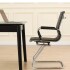 Silla Oficina Escritorio Ergonómica Respaldo Ejecutiva X4 Un Color Negro Plateado