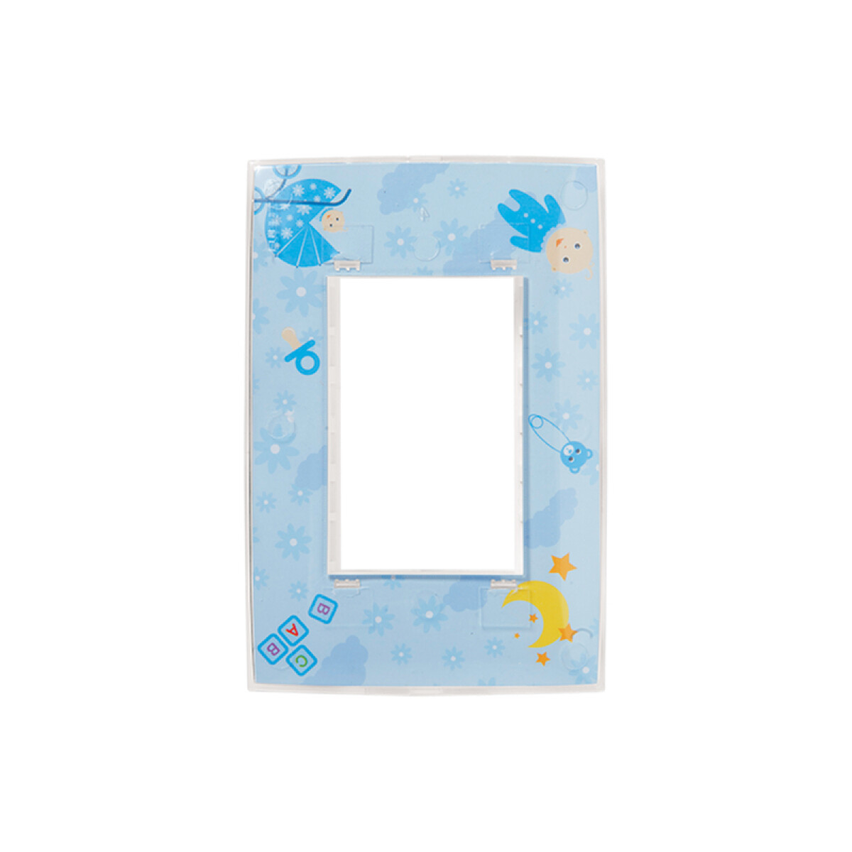 Plaqueta p/3 mód. infantil celeste - Presta Mía - C51900C 