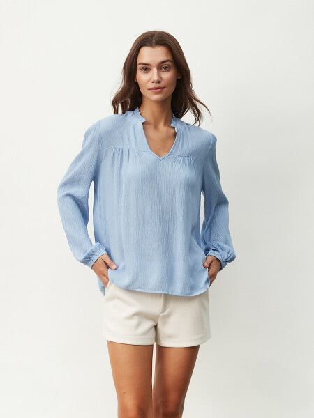 BLUSA LUZIA CELESTE