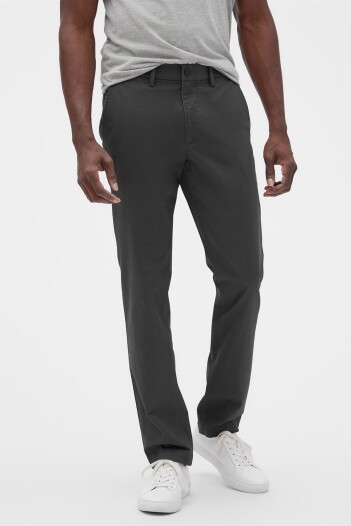V-ESSENTIAL KHAKI SLIM FIT Soft Black