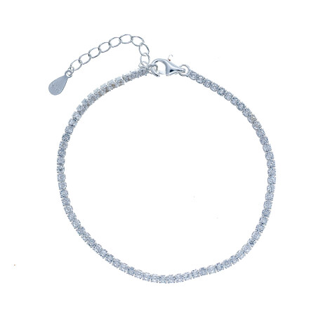Pulsera de plata 925 con circonias. Pulsera de plata 925 con circonias.