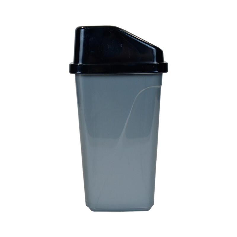 Tarro de residuos 2,5L con tapa vaivén GRIS