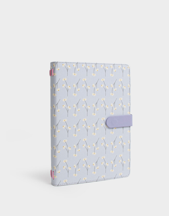 Anotadores Cuadernos y Memos Set De 3 Cuadernos Con Cover - Azul Celeste