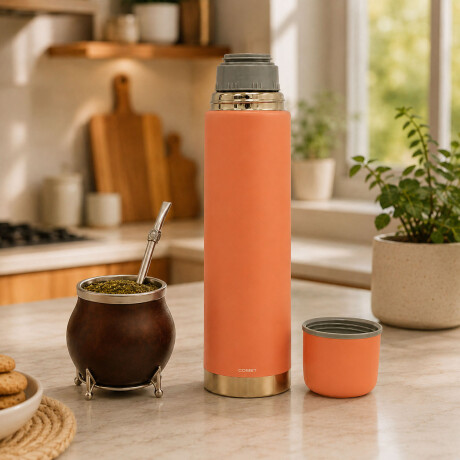 Termo Bala Acero Inoxidable 750Ml Mantiene Frío Calor Comet Coral