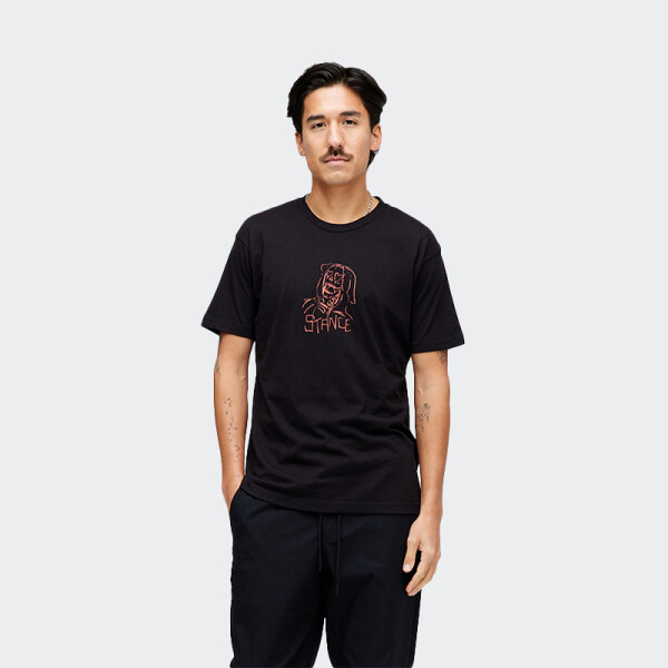 Remera Stance Burn For You Negro