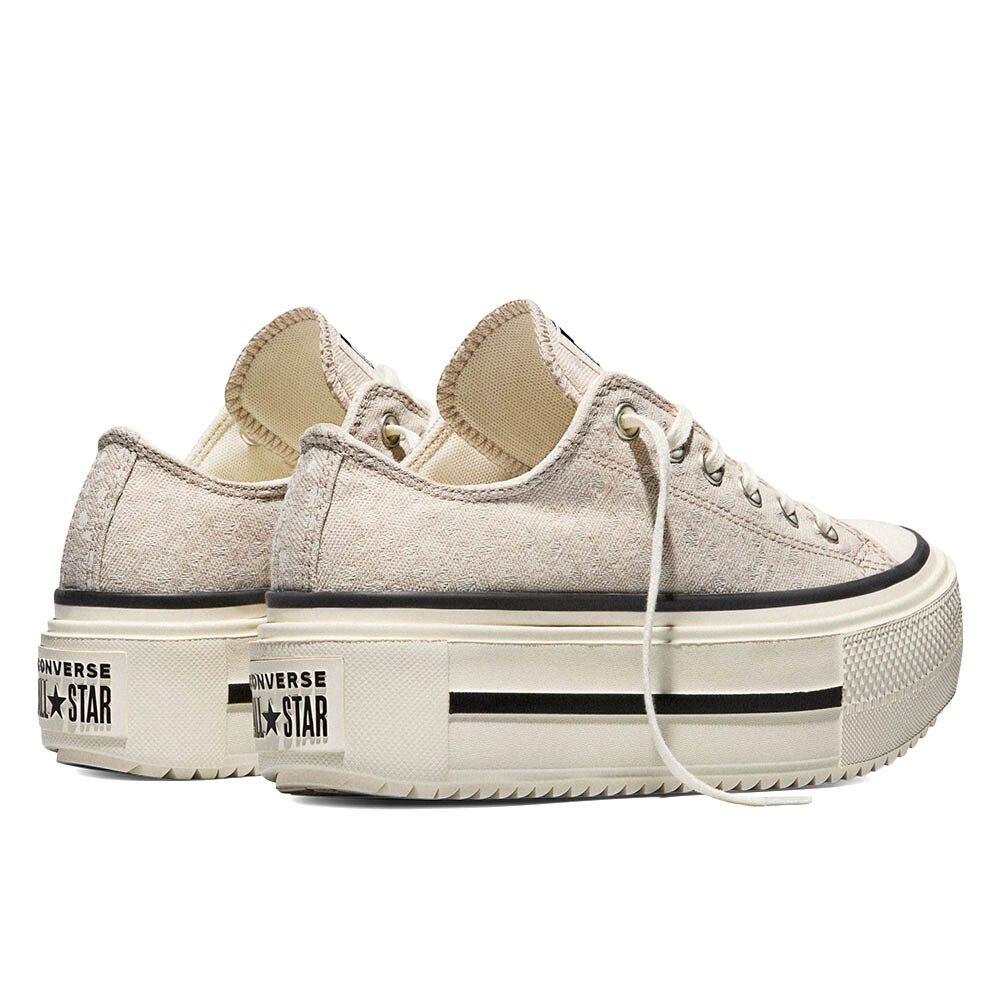 Zapatillas Chuck Taylor All Star Double Stack Platform Deer Unisex Beige