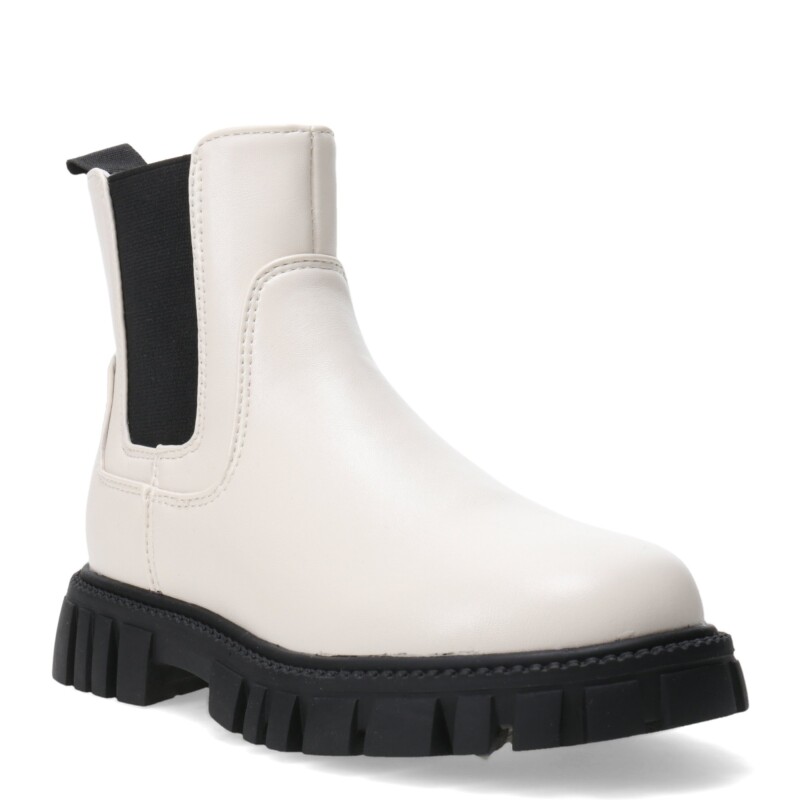 Botas de Niña MINI Miss Carol NARVA con elastico Blanco Hueso