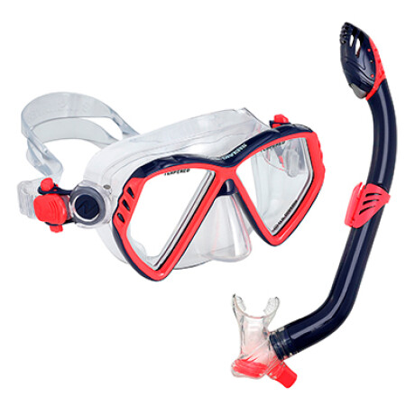 Kit Máscara Y Snorkel US DIVERS - Red Kit Máscara Y Snorkel US DIVERS - Red