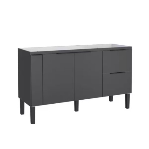 Mueble bajo mesada cocina Cisne 150cm negro Cozimax Mueble Bajo Mesada Cocina Cisne 150cm Negro Cozimax