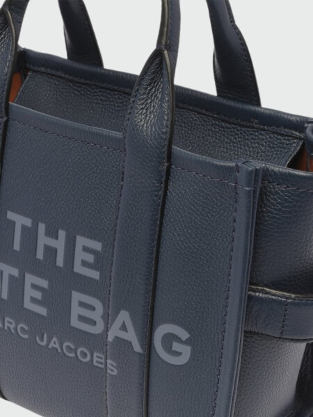 MARC JACOBS - THE LEATHER SMALL TOTE BAG Azul