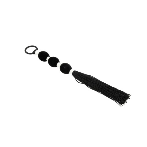 DECO COLGANTE NEGRO COMB C/TASSEL 70CM Unica