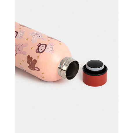 Botella De Acero Inoxidable De 350 Ml Rosa Claro