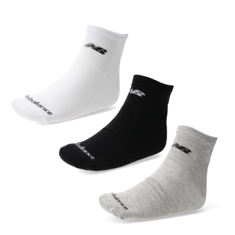 Medias Unisex New Balance X3 Show Unisex Blanco - Gris - Negro