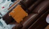 Sillón 100% Cuero - 2 Cuerpos Premium Caramelo