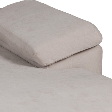 Rinconera Adalia - Tela Microfibra - Chaise derecho 9248 (Beige)