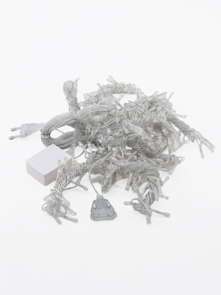 CORTINA LUCES BLANCO