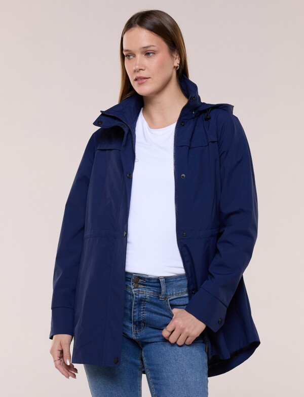 Campera Liviana Impermeable AZUL