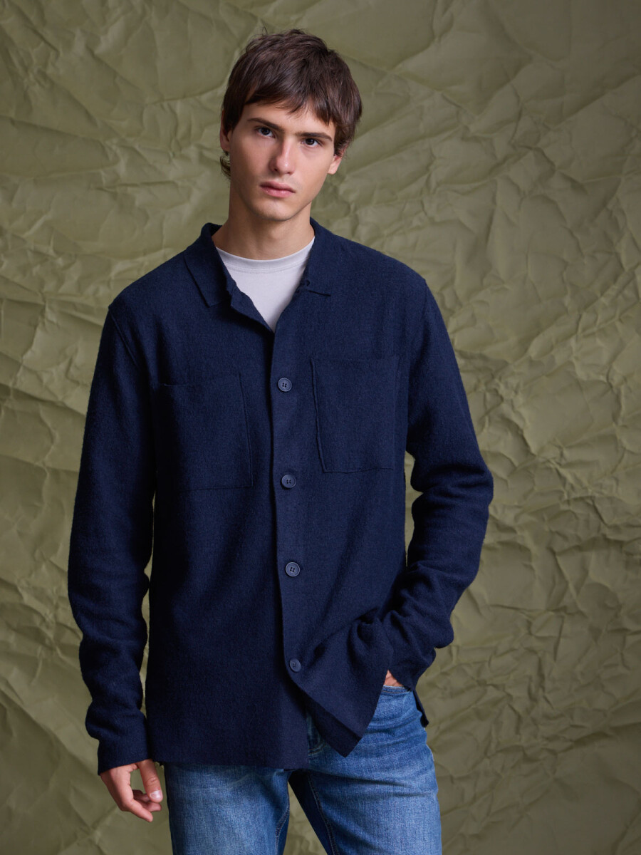 OVERSHIRT PIAUTOS - MARINO 