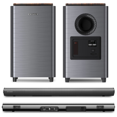 Barra de Sonido 2.1 con Subwoofer 160W Aiwa AWSBH23WW Barra de Sonido 2.1 con Subwoofer 160W Aiwa AWSBH23WW