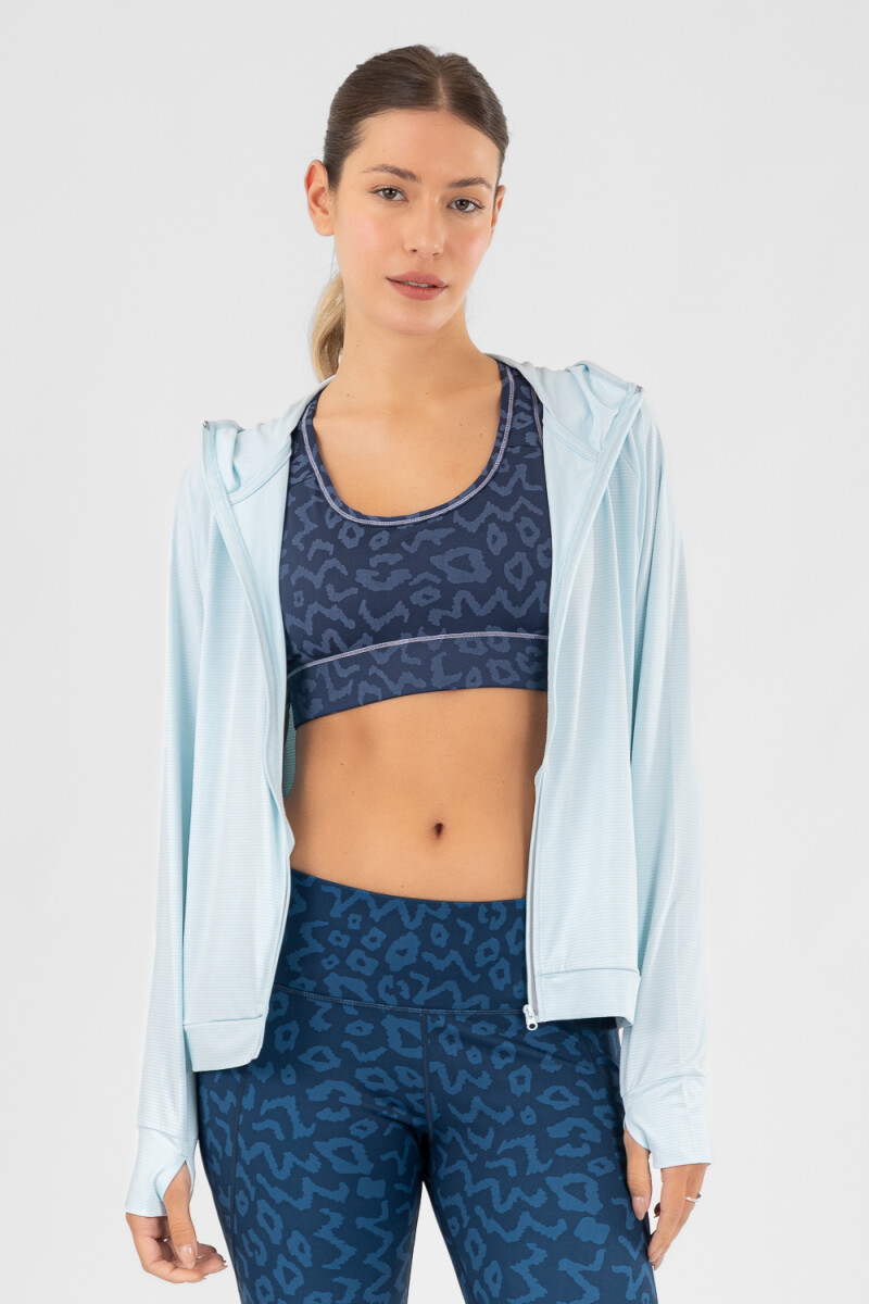 Campera stocky Celeste