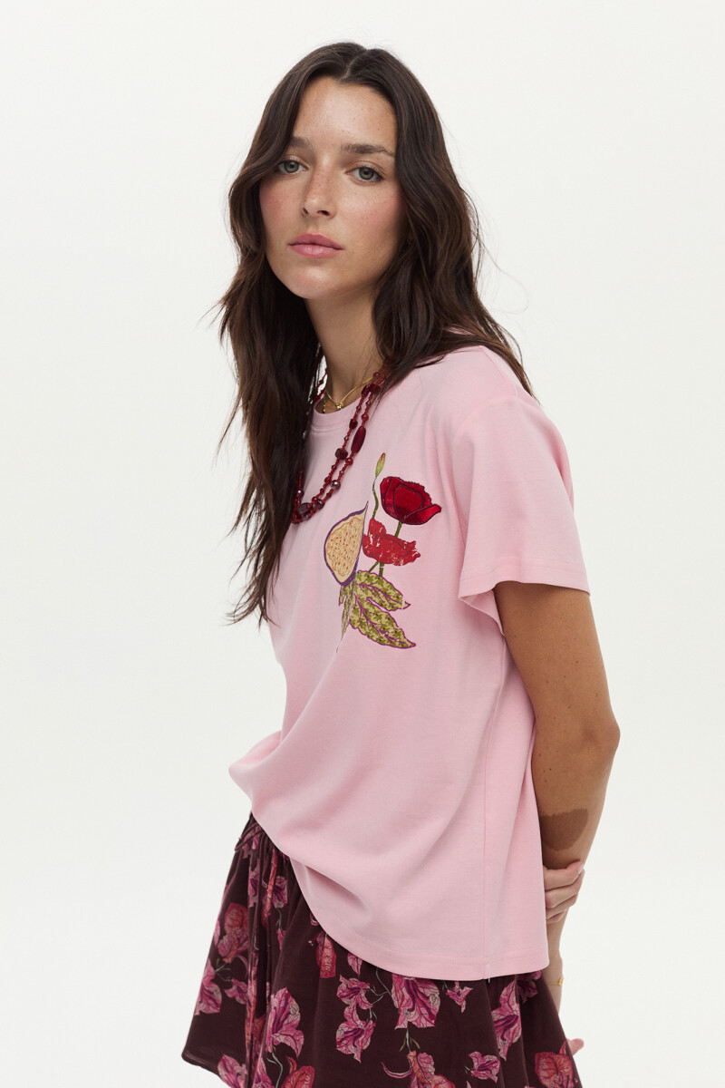 Remera Garden Rosa