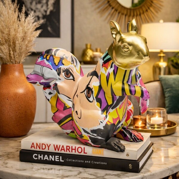 DECORACION GRAFITTI SQUIRREL Multicolor - -