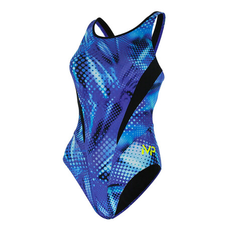 Michael phelps - Malla de Baño para Mujer Team Prints Mesa Comp Back SW259994222 - Uv Upf 50+. 22. 001