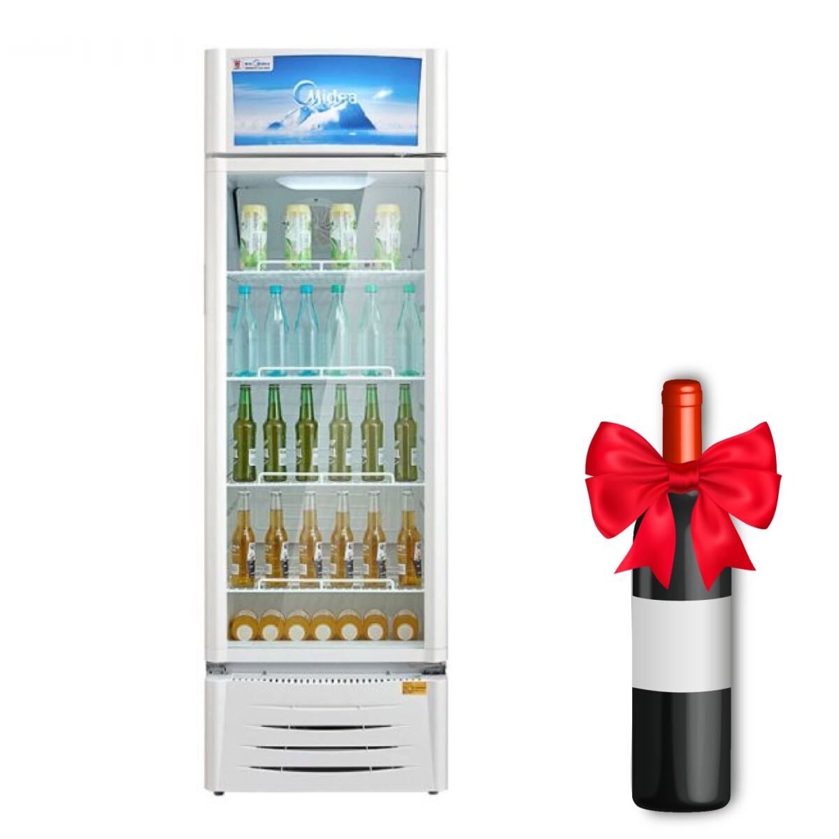 Visicooler Midea 380 litros 