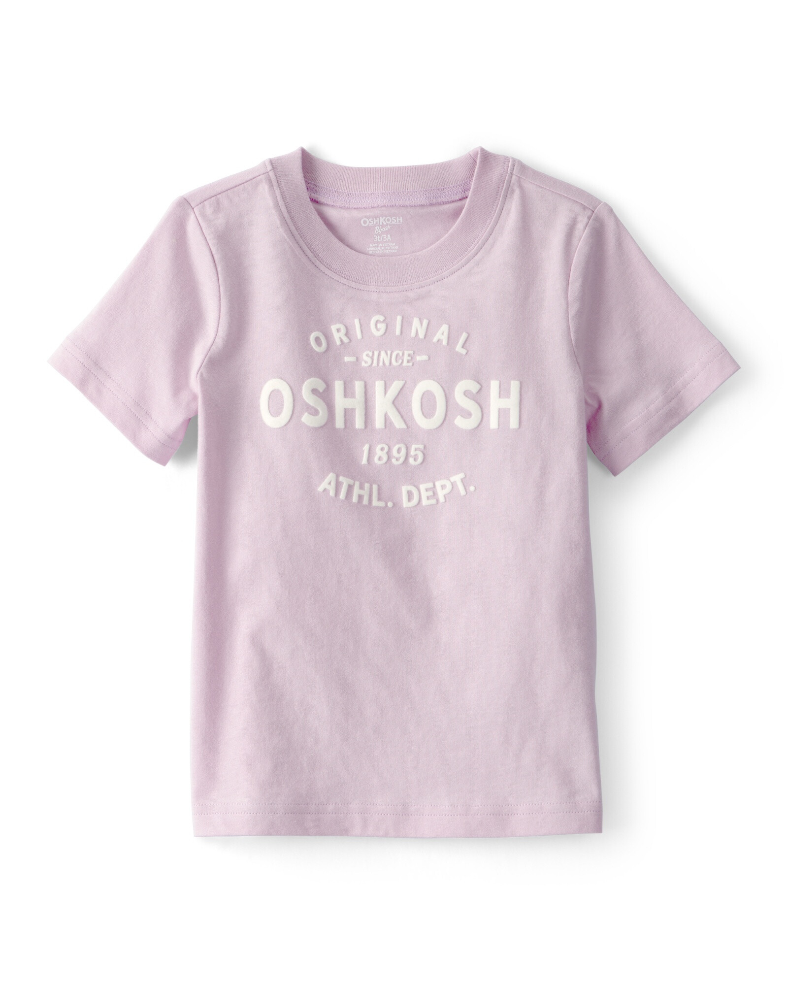 Remera de algodón, manga corta, púrpura con logo Remera de algodón, manga corta, púrpura con logo