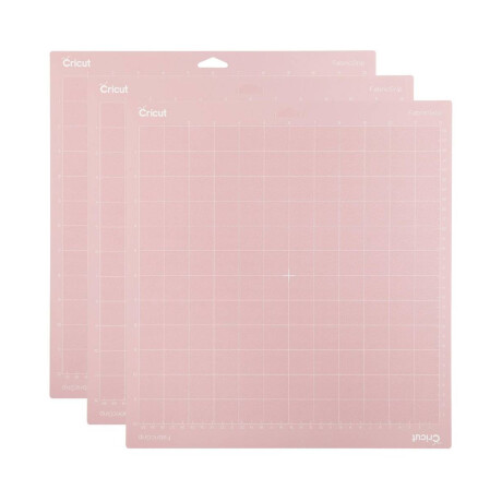 Set de 3 Tapetes Adhesivos Cricut FabricGrip 12" x 12" Pink Set de 3 Tapetes Adhesivos Cricut FabricGrip 12" x 12" Pink