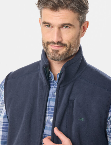 CHALECO POLAR DE ABRIGO Azul