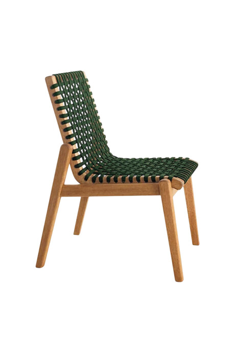 TRACO SILLA SILLA TRACO CUERDA VERDE 56x62x85CM JATOBA