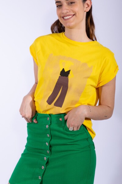 Remera Silhou Amarillo