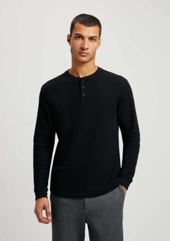 BLUSAO ML MASC PRETO ESCURO