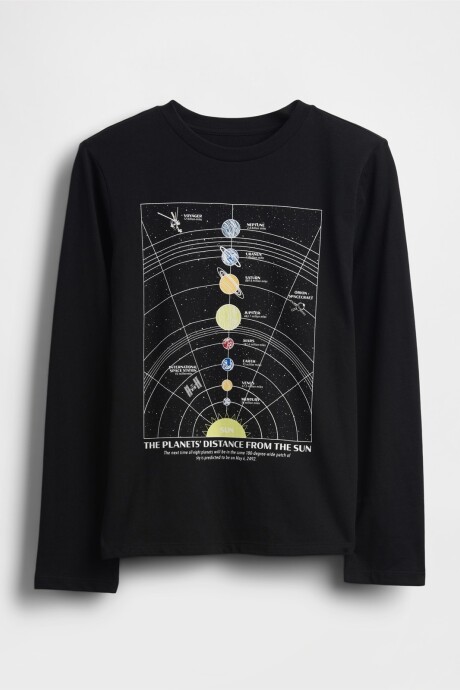 Remera Gráfico Niño Black 22