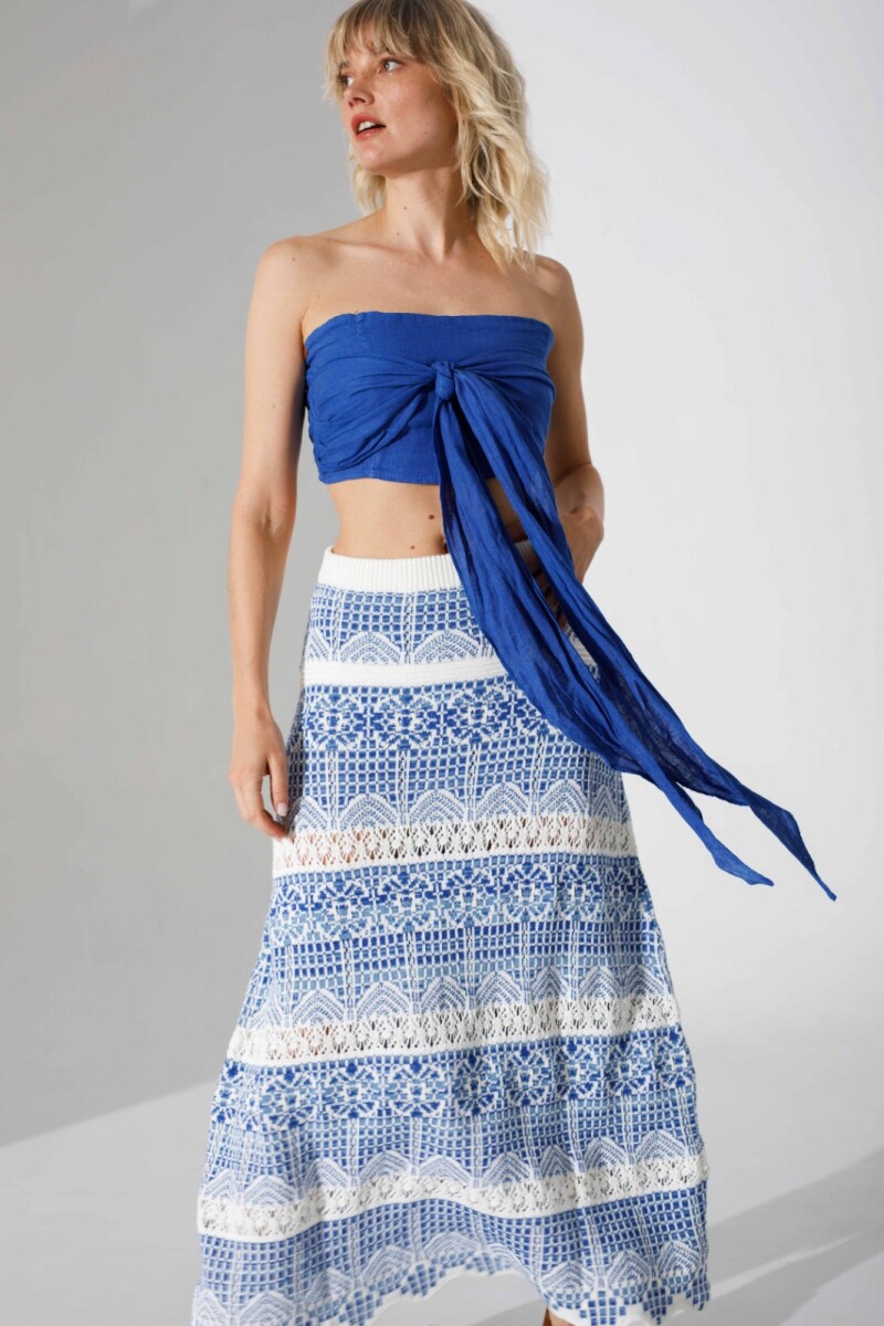 Falda Favorita Azul/Celeste