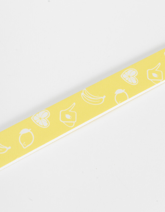Limas Lima Para Uñas Con Estampa - Amarillo Claro