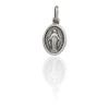 Dije Virgen Milagrosa-Plata 925 Quemada-Sin Piedra-CP4321 sinpiedra