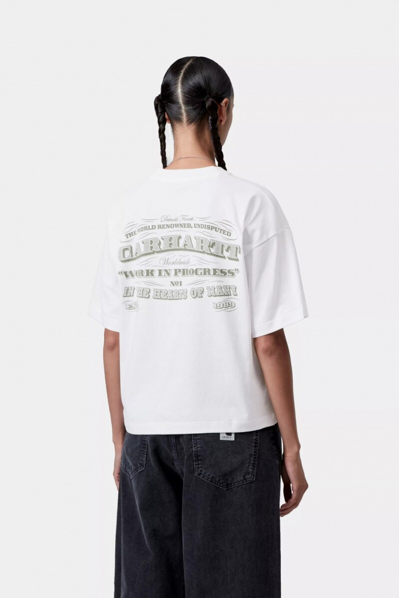 W' S/S 3 ONE 3 T-SHIRT Blanco