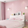 Placas Autoadhesivas Para Revestimiento De Pared Pack x10 70x77cm Rosa
