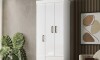 Ropero 3 puertas 2 cajones - Fit Blanco