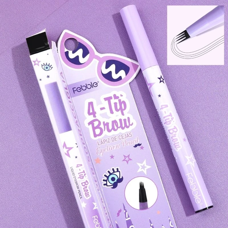 Ushas - Delineador Líquido Para Cejas Febble - 4 Líneas - 02 Ushas - Delineador Líquido Para Cejas Febble - 4 Líneas - 02