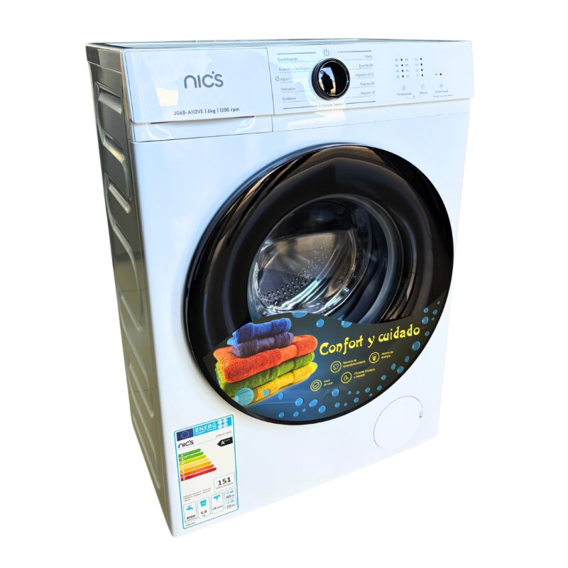 Lavarropas CARGA FRONTAL NIC´S 10.5kg Color Blanco Lavarropas CARGA FRONTAL NIC´S 10.5kg Color Blanco