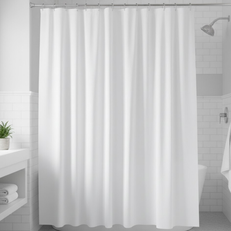 Cortina de baño 180x180 cm BLANCO