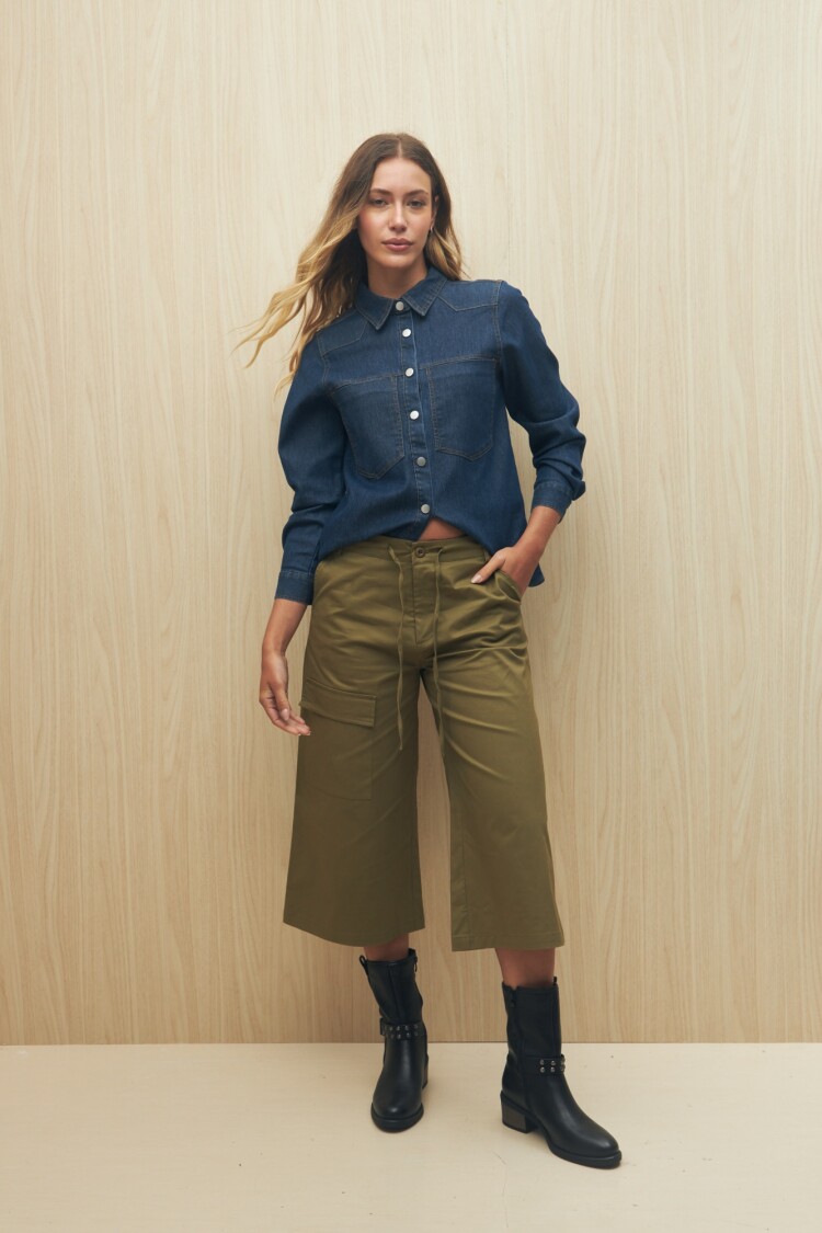 CAPRI GONNA Verde Militar